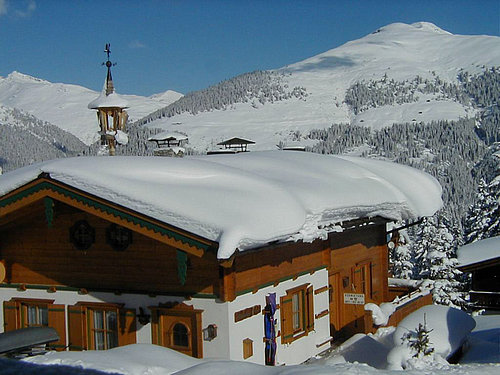 Das Ferienhaus im Winter